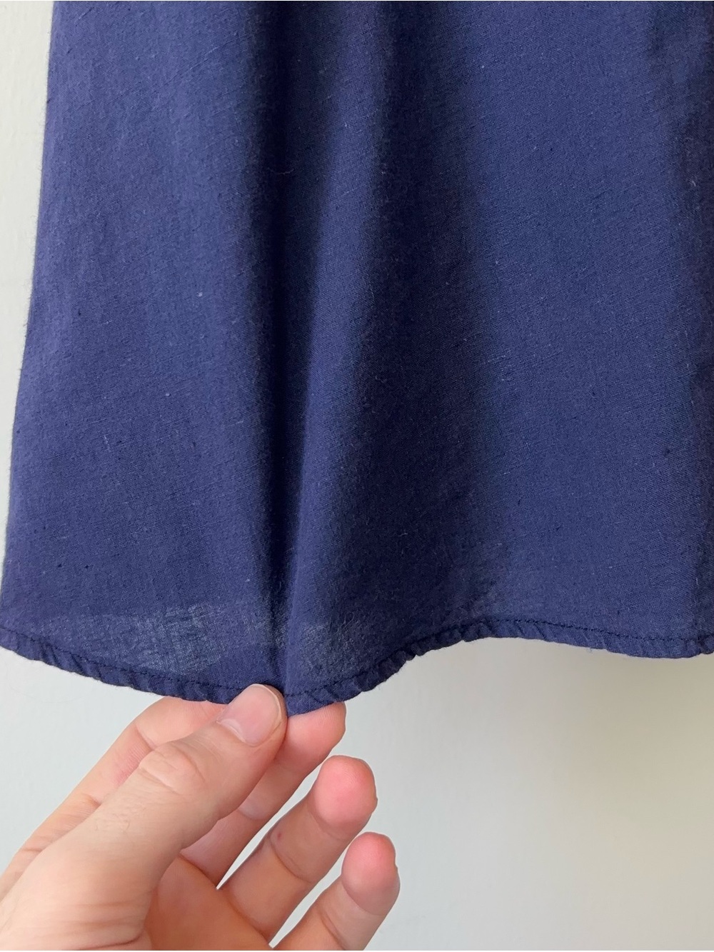 Ralph Lauren Deep Navy Button-Front Midi Skirt - Picture 6 of 16